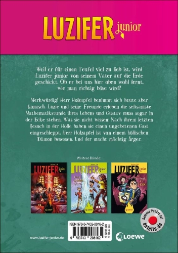 Buchcover und Innenansicht für das Buch: Luzifer junior (Band 9) - Ein Dämon im Klassenzimmer