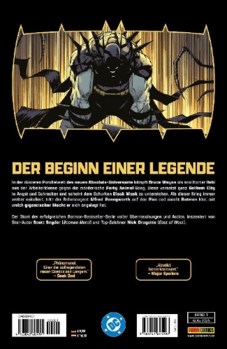 Buchcover und Innenansicht für das Buch: Absolute Batman 1-3