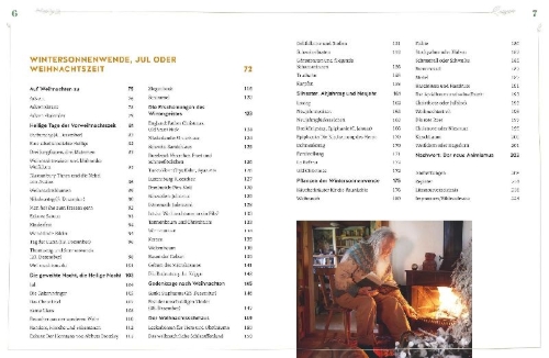 Buchcover und Innenansicht für das Buch: Die Magie der Sonnenwenden