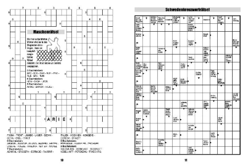 Buchcover und Innenansicht für das Buch: Großschrift Rätselmix