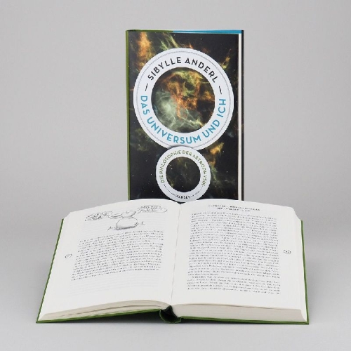 Buchcover und Innenansicht für das Buch: Das Universum und ich