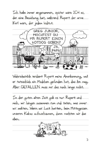 Buchcover und Innenansicht für das Buch: Gregs Tagebuch 8 - Echt übel!