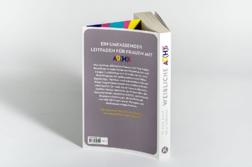 Buchcover und Innenansicht für das Buch: Weibliche AD(H)S