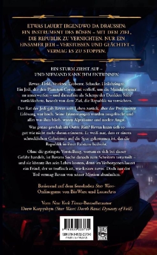 Buchcover und Innenansicht für das Buch: Star Wars: The Old Republic - Revan