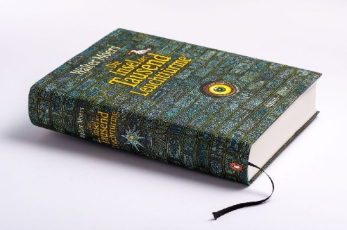 Buchcover und Innenansicht für das Buch: Die Insel der Tausend Leuchttürme