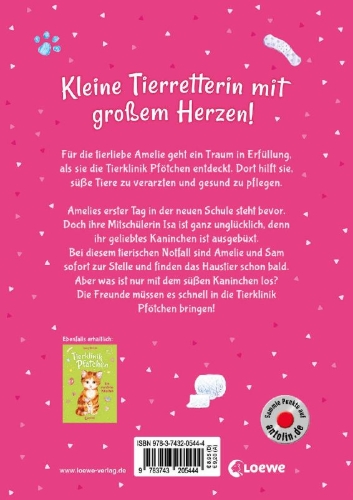 Buchcover und Innenansicht für das Buch: Animal Ark - Bunny Trouble