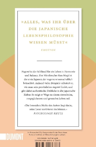 Buchcover und Innenansicht für das Buch: The Way of Nagomi. Live a Balanced and Harmonious Life the Japanese Way