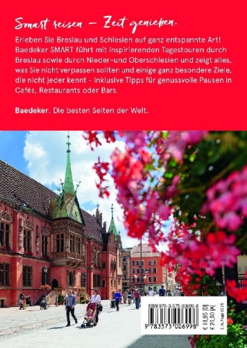 Buchcover und Innenansicht für das Buch: Baedeker SMART Reiseführer Breslau & Schlesien