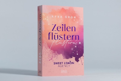Buchcover und Innenansicht für das Buch: Zeilenflüstern (Sweet Lemon Agency, Band 1)