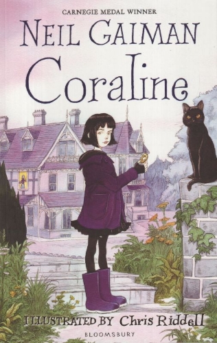Buchcover und Innenansicht für das Buch: Coraline