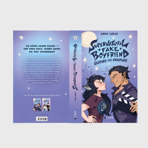 Buchcover und Innenansicht für das Buch: Supernatural Fake Boyfriend 1: Casting the Creature