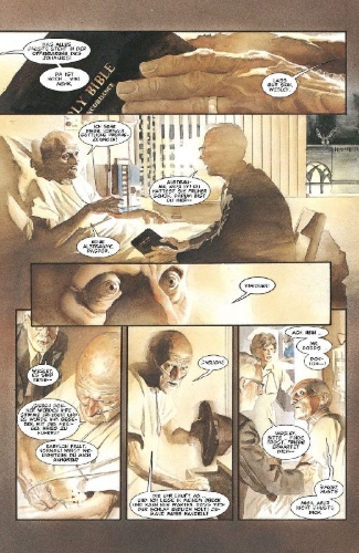Buchcover und Innenansicht für das Buch: Kingdom Come #1-#4; Kingdom Come HC; Superman and Batman: World's Funnest