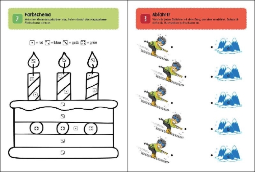 Buchcover und Innenansicht für das Buch: 100 jeux- 5 ans