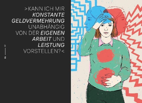 Buchcover und Innenansicht für das Buch: GELD IM GLÜCK