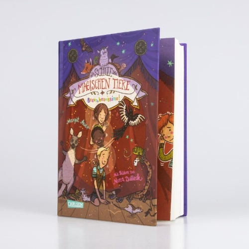 Buchcover und Innenansicht für das Buch: Die Schule der magischen Tiere 13: Bravo, bravissimo!