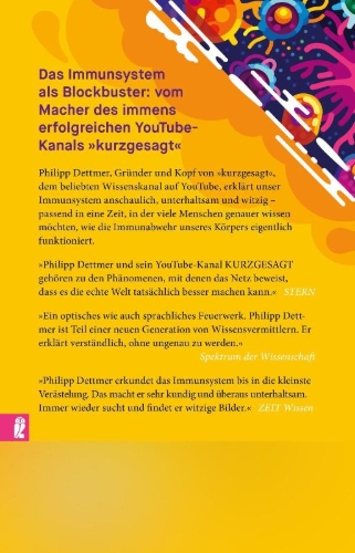 Buchcover und Innenansicht für das Buch: Immune: A Journey into the Mysterious System That Keeps You Alive