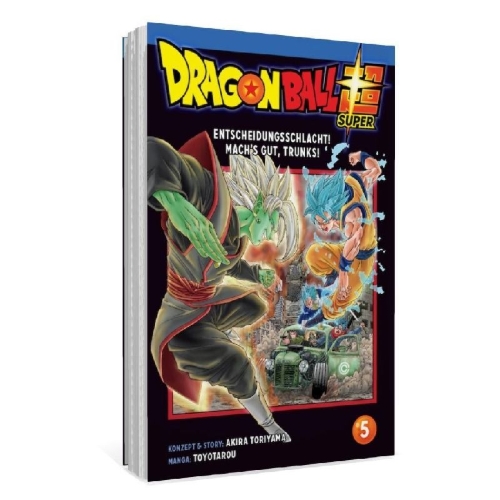 Buchcover und Innenansicht für das Buch: Dragon Ball Super