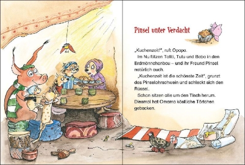 Buchcover und Innenansicht für das Buch: Tafiti (Band 22) - Pinsel unter Verdacht