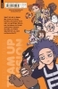 Buchcover und Innenansicht für das Buch: Boku no Hero Academia: Team Up Mission