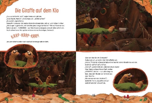 Buchcover und Innenansicht für das Buch: Jan & Henry: Das große Vorlesebuch