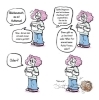 Buchcover und Innenansicht für das Buch: Herzlichen Glückwunsch, es ist Autismus! Selfcare-Tipps und mehr für neurodivergente Menschen