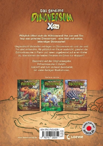 Buchcover und Innenansicht für das Buch: Dinosaur Cove - Stampede of the Giant Reptiles