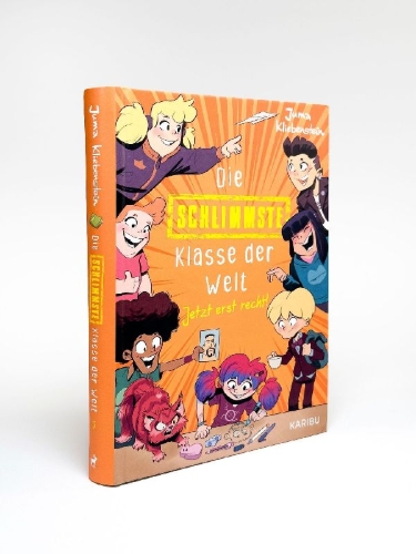 Buchcover und Innenansicht für das Buch: Die schlimmste Klasse der Welt (Band 3) - Jetzt erst recht!