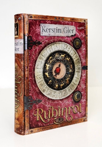 Buchcover und Innenansicht für das Buch: Liebe geht durch alle Zeiten (1). Rubinrot