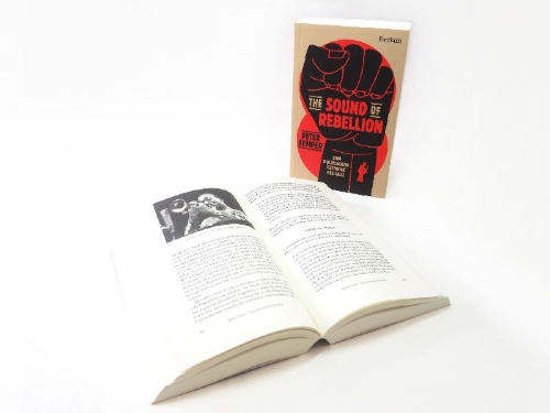Buchcover und Innenansicht für das Buch: The Sound of Rebellion. Zur politischen Ästhetik des Jazz
