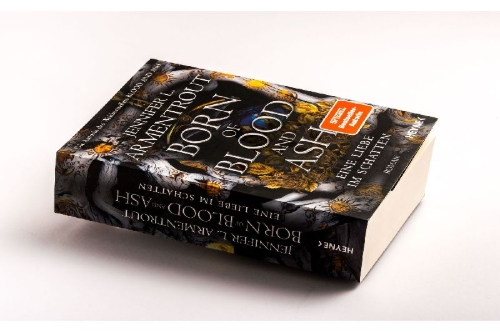 Buchcover und Innenansicht für das Buch: Born of Blood and Ash