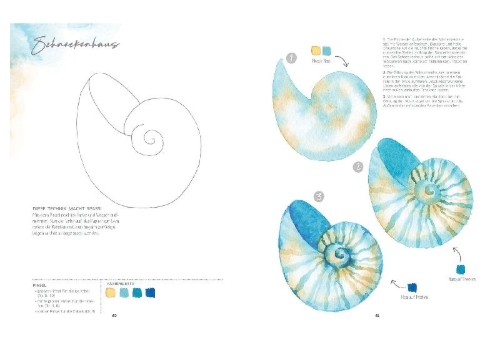 Buchcover und Innenansicht für das Buch: Watercolor - the Easy Way