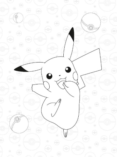 Buchcover und Innenansicht für das Buch: Pokémon Activity-Buch: Mein großes Malbuch