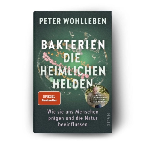 Buchcover und Innenansicht für das Buch: Bakterien - die heimlichen Helden