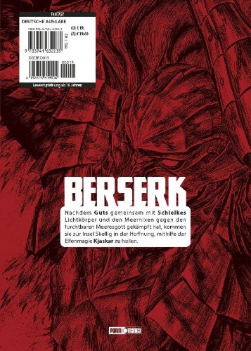 Buchcover und Innenansicht für das Buch: Berserk: Ultimative Edition 19