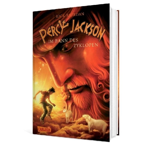 Buchcover und Innenansicht für das Buch: Percy Jackson and the Olympians - The Sea of Monsters