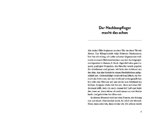 Buchcover und Innenansicht für das Buch: Die Erben der Toten