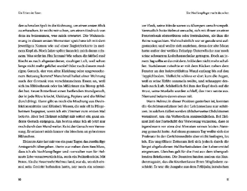 Buchcover und Innenansicht für das Buch: Die Erben der Toten