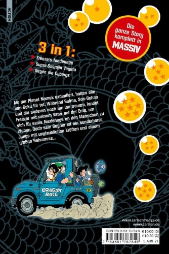 Buchcover und Innenansicht für das Buch: Dragon Ball Triple Edition