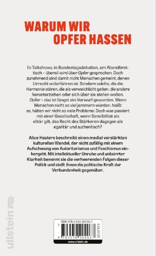 Buchcover und Innenansicht für das Buch: Anti Opfer