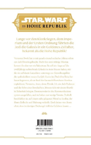 Buchcover und Innenansicht für das Buch: Star Wars: The High Republic - A Test of Courage