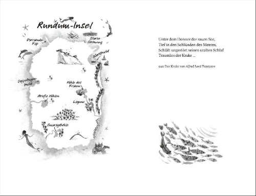 Buchcover und Innenansicht für das Buch: Emily Windsnap and the Monster from the Deep