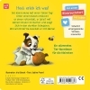 Buchcover und Innenansicht für das Buch: "Hallo, hier bin ich!", ruft der kleine Hund