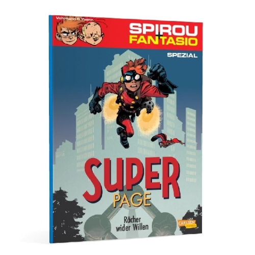 Buchcover und Innenansicht für das Buch: Le Spirou par: Supergroom