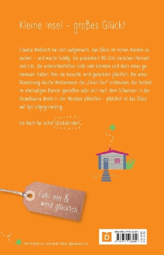 Buchcover und Innenansicht für das Buch: Glücksorte auf Sylt
