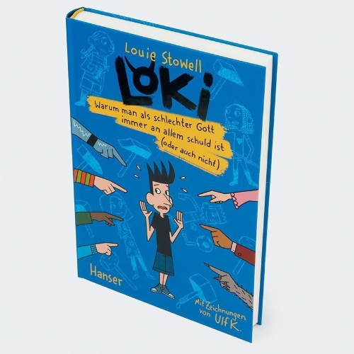 Buchcover und Innenansicht für das Buch: Loki: A Bad God's Guide to Taking the Blame