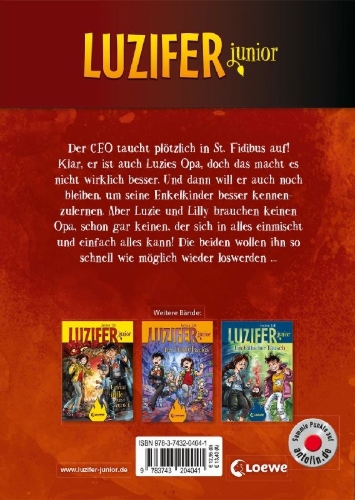 Buchcover und Innenansicht für das Buch: Luzifer junior (Band 6) - Schule ist die Hölle