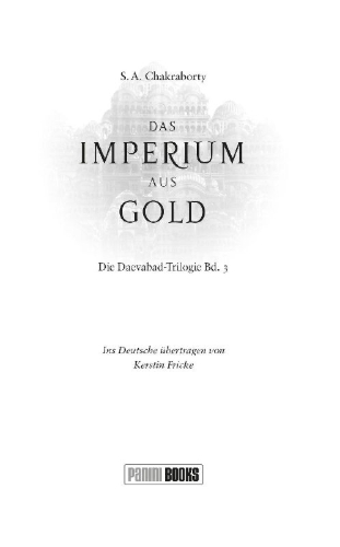 Buchcover und Innenansicht für das Buch: The Empire of Gold