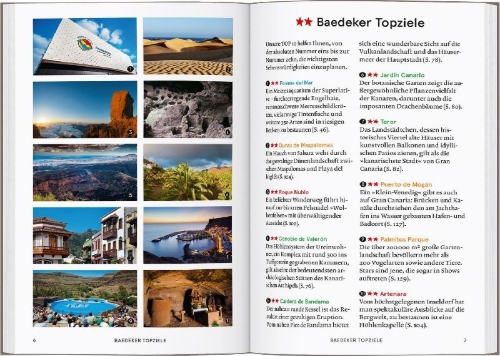 Buchcover und Innenansicht für das Buch: Baedeker SMART Reiseführer Gran Canaria