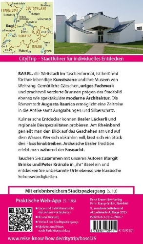 Buchcover und Innenansicht für das Buch: Reise Know-How CityTrip Basel