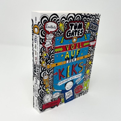 Buchcover und Innenansicht für das Buch: Tom Gates: Voll auf den Keks (Gekrümelt wird immer)